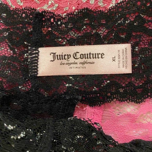 NWOT 2 EXTRA LARGE JUICY COUTURE THONGS - Picture 3 of 6